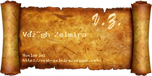 Végh Zelmira névjegykártya